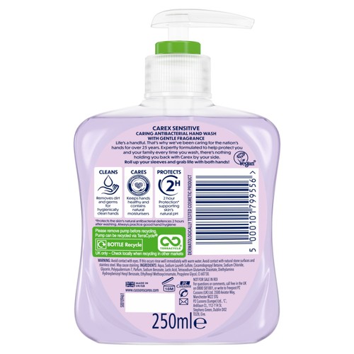 Carex Sensitive Antibacterial Handwash