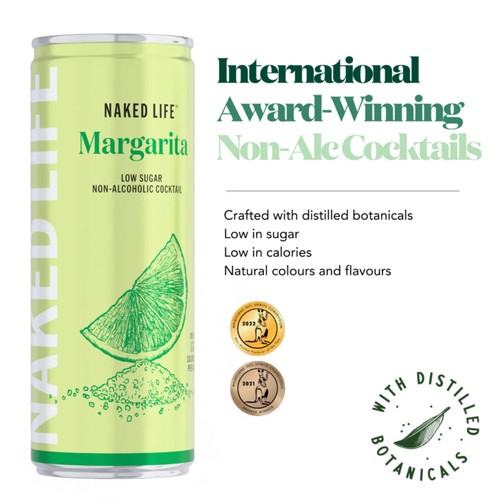 Naked Life Non-Alcoholic Cocktail Margarita