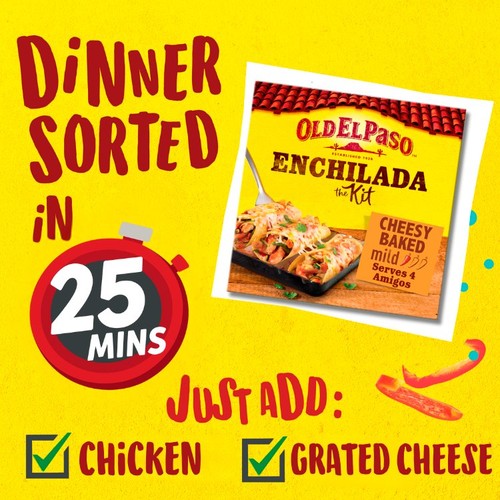 Old El Paso Mexican Cheesy Baked Enchilada Kit