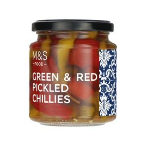 M&S Red & Green Pickled Chillis