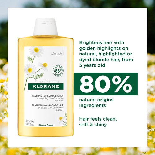 Klorane Brightening Shampoo with Camomile for Blonde Hair
