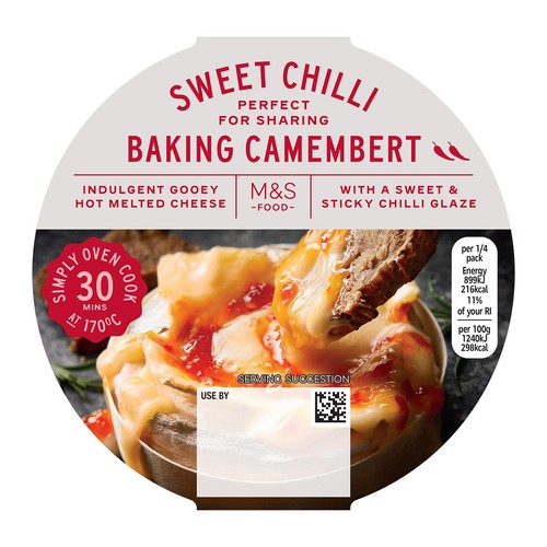 M&S Baking Camembert with a Sweet Chilli Glaze