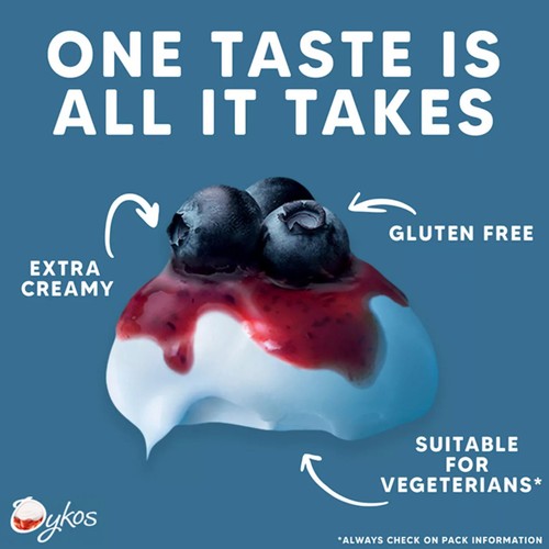 Oykos Blueberry Luxury Greek Style Yoghurt Dessert