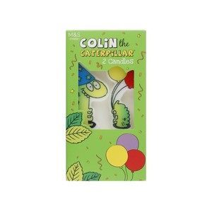 Colin the Caterpillar Shaped Candles