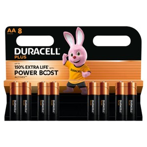 Duracell Plus AAA Batteries - 8 Pack