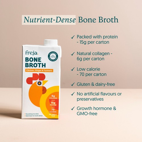 Freja Chicken, Ginger & Turmeric Sipping Bone Broth