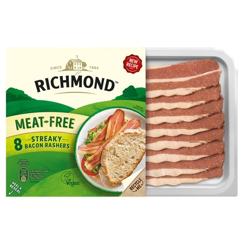 Richmond 8 Meat Free Vegan Streaky Bacon Rashers
