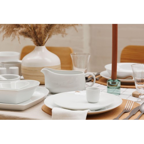 Mikasa Chalk Porcelain Gravy/Sauce Boat, 700ml, Labelled