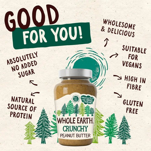 Whole Earth Crunchy Peanut Butter