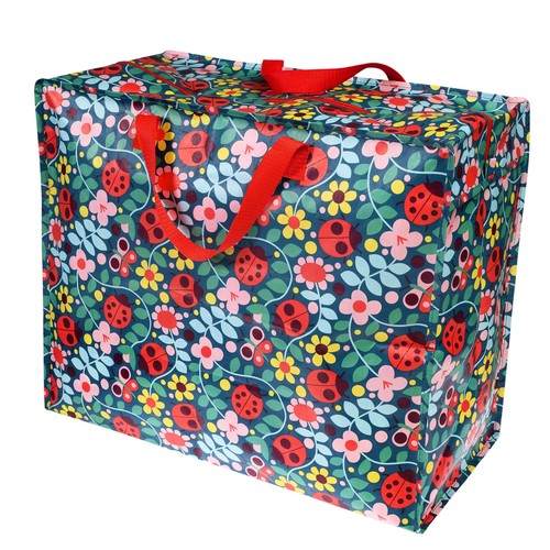 Rex London Ladybirds & Flowers Jumbo Storage Bag