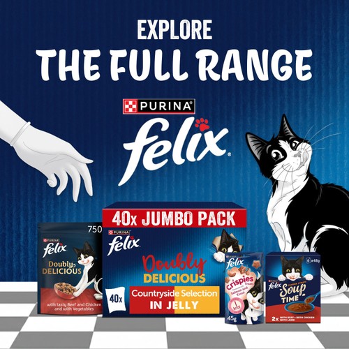FELIX Doubly Delicious Countryside Selection in Jelly Wet Cat Food