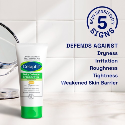 Cetaphil Daily Defence Cream SPF 50 Sunscreen