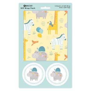 Nursery Characters Gift Wrap Sheets & Tags