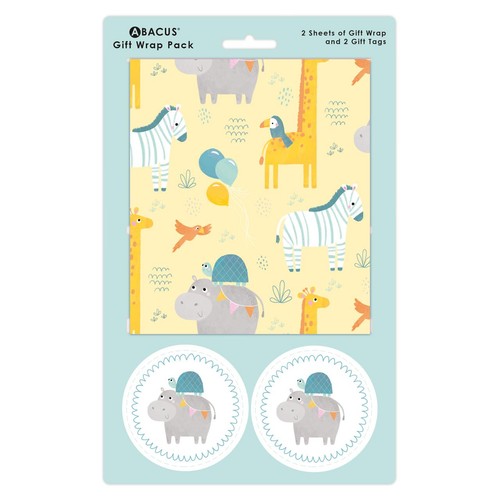 Nursery Characters Gift Wrap Sheets & Tags