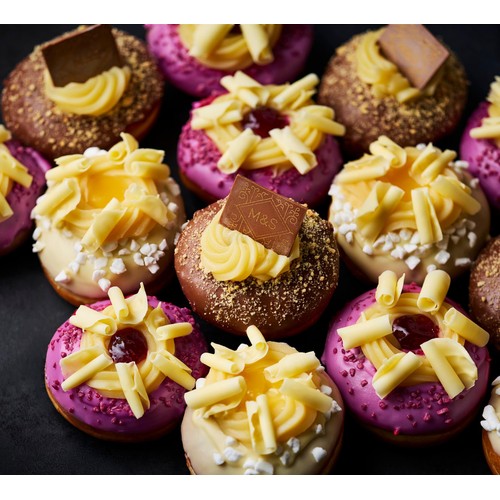 M&S Dunked & Loaded Lemon Meringue Doughnut