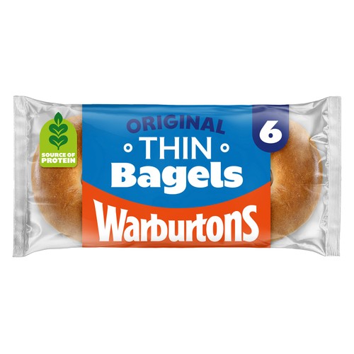 Warburtons Orginal Thin Bagels