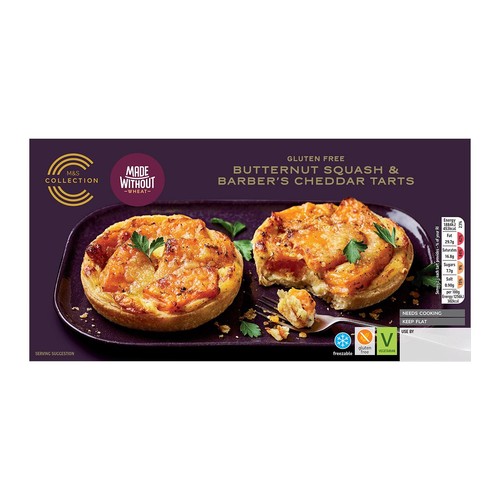 M&S Made Without Butternut Squash & Barber's Cheddar Tarts