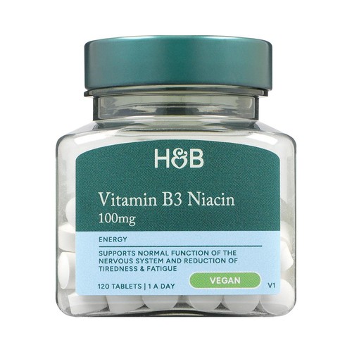 Holland & Barrett Vitamin B3 + Niacin 100mg 