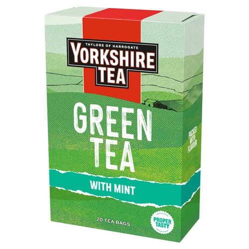 Yorkshire Tea Green Tea with Mint Tea Bags