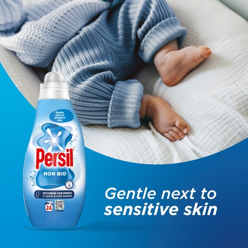 Persil Laundry Washing Liquid Detergent Non Bio 24 Wash 