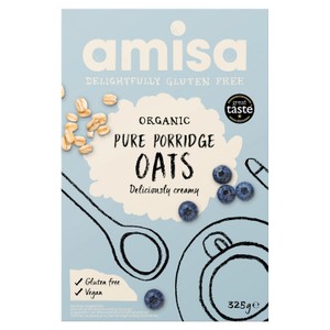 Amisa Organic Gluten Free Pure Porridge Oats
