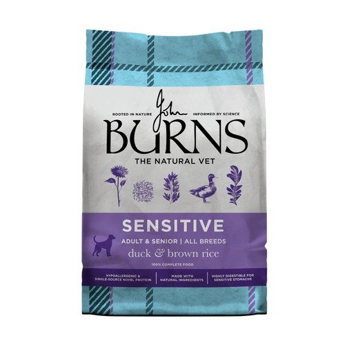 Burns Sensitive Adult/Senior Duck & Brown Rice Dry Dog Food