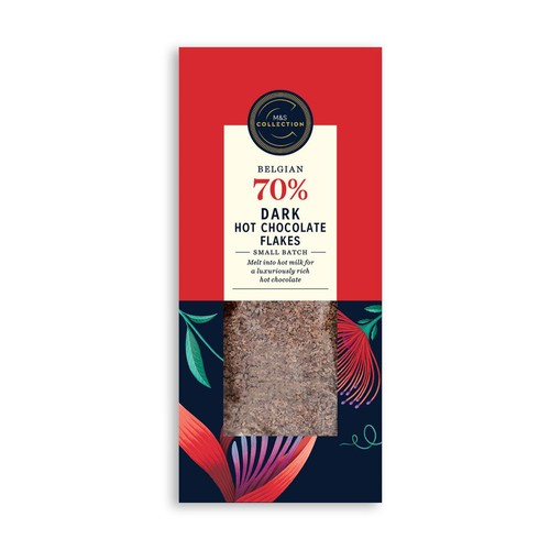 M&S Belgian Dark Hot Chocolate Flakes