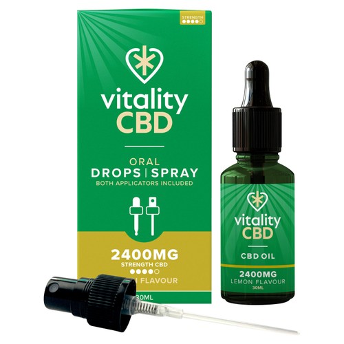 Vitality CBD Lemon Spray 2400mg