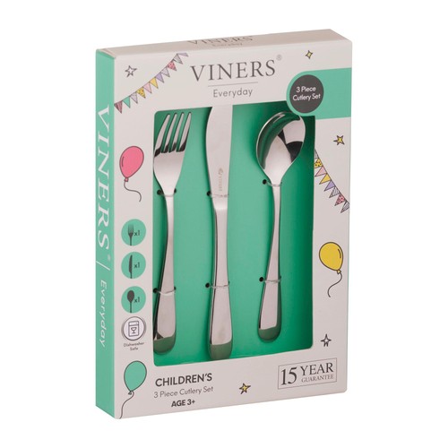 Viners Everyday 3 Piece Kids Cutlery Set