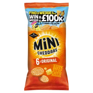 Jacobs Mini Cheddars Original 6pk