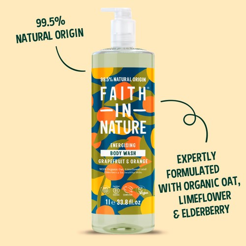 Faith In Nature Body Wash - Grapefruit & Orange