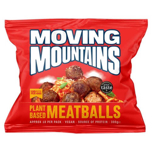 Moving Mountains Plant-Based Meatballs 