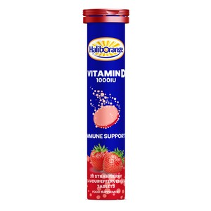 Haliborange Effervescent Vitamin C Tablets - Orange Flavour 20s