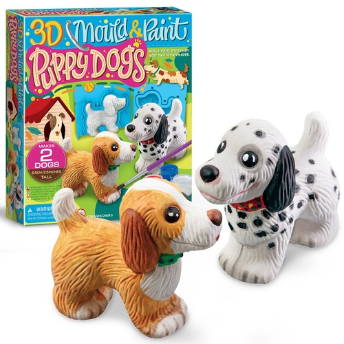 Mould & Paint Puppy Dogs