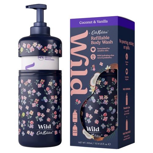 Wild Cath Kidston Marble Case + Coconut & Vanilla Body Wash Starter Pack