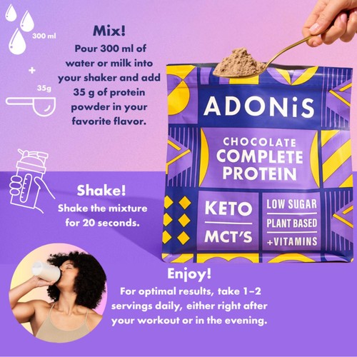 ADONiS Keto Protein Shake Chocolate