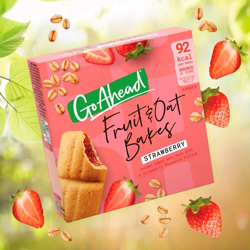 Go Ahead Fruit & Oat Bakes Strawberry 6pk