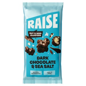 Raise Snacks-Dark Chocolate & Sea Salt, Clusters of Nuts & Seeds