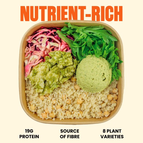 Pollen + Grace Pesto Chicken + Greens Salad Bowl