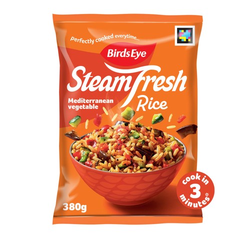 Birds Eye Steamfresh 2 Mediterranean Vegetable Rice Steam Bags