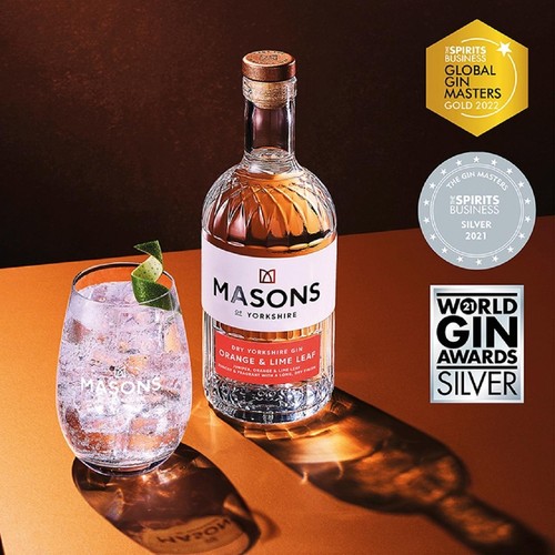 Masons of Yorkshire Orange & Lime Leaf Gin