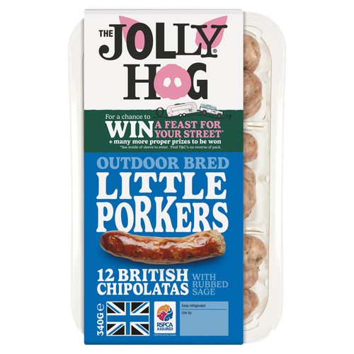 The Jolly Hog Little Porker Chipolata Sausages