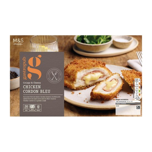 M&S Gastropub Chicken Cordon Bleu Main for Two