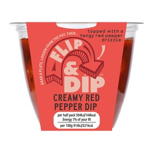 Flip & Dip Red Pepper Cream Cheese Dip