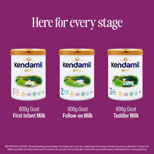 Kendamil Goat First Infant Milk 800g Stage 1 From Birth
