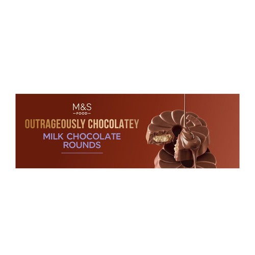 M&S Outrageously Chocolatey Milk Chocolate Rounds