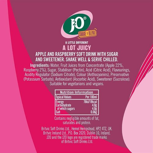 J2O Apple & Raspberry