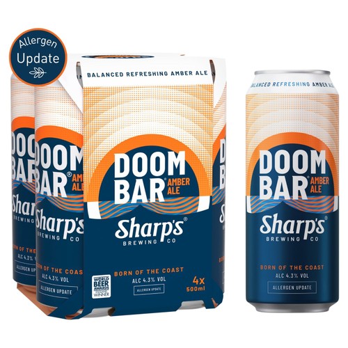 Sharp's Doom Bar Amber Ale Can 4 x 500ml