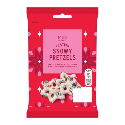 M&S Festive Snowy Pretzels