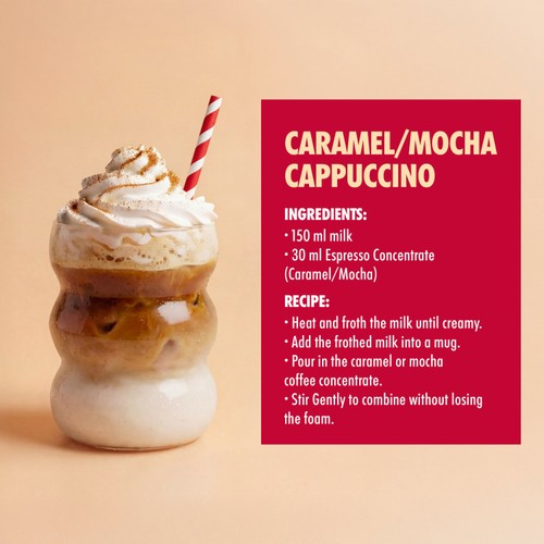 Kenco Iced or Hot Espresso Coffee Concentrate Caramel
